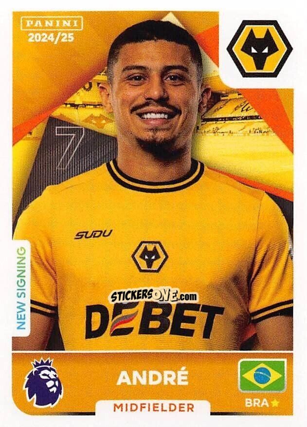 Cromo André - English Premier League 2024-2025
 n. 621 - Panini