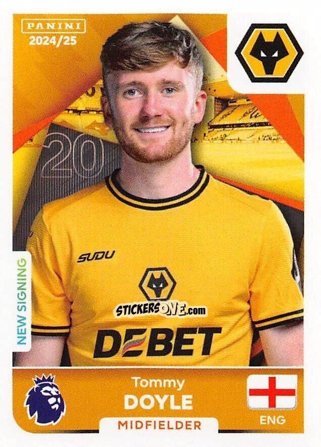 Figurina Tommy Doyle - English Premier League 2024-2025
 n. 623 - Panini