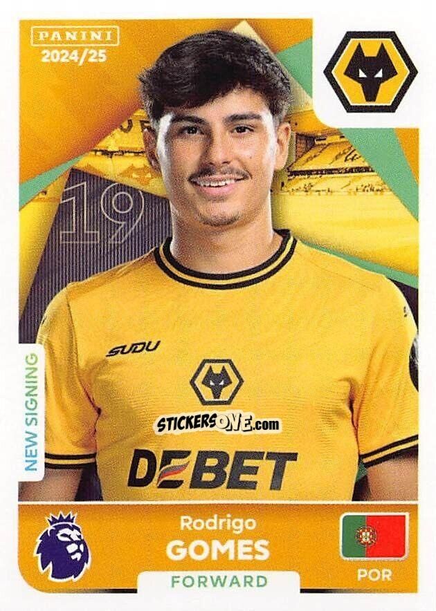 Cromo Rodrigo Gomes - English Premier League 2024-2025
 n. 626 - Panini