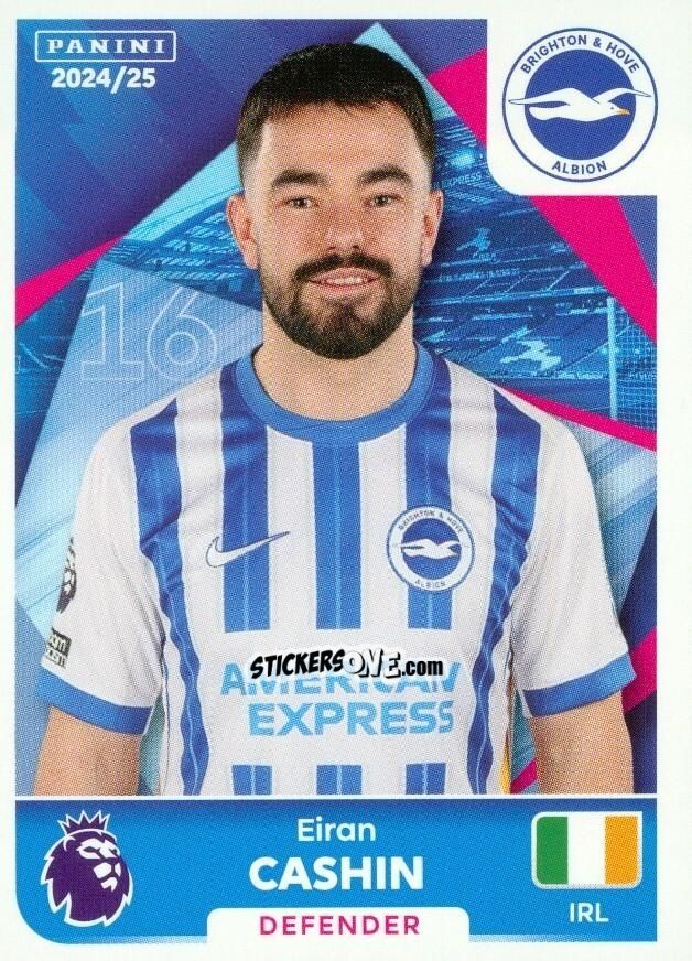 Cromo Eiran Cashin - English Premier League 2024-2025
 n. U11 - Panini