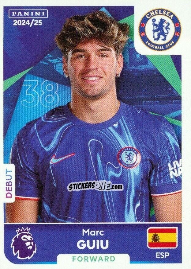 Cromo Marc Guiu - English Premier League 2024-2025
 n. U14 - Panini