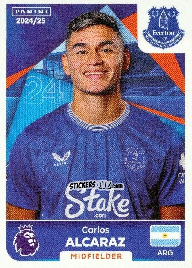 Figurina Carlos Alcaraz - English Premier League 2024-2025
 n. U18 - Panini