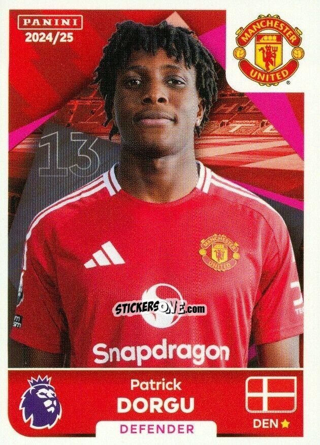 Figurina Patrick Dorgu - English Premier League 2024-2025
 n. U32 - Panini