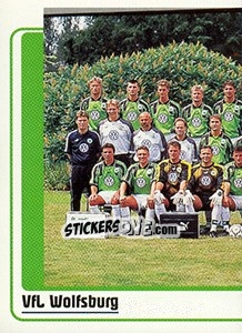 Cromo Mannschaftshälfte - German Fussball Bundesliga 1998-1999 n. 343 - Panini
