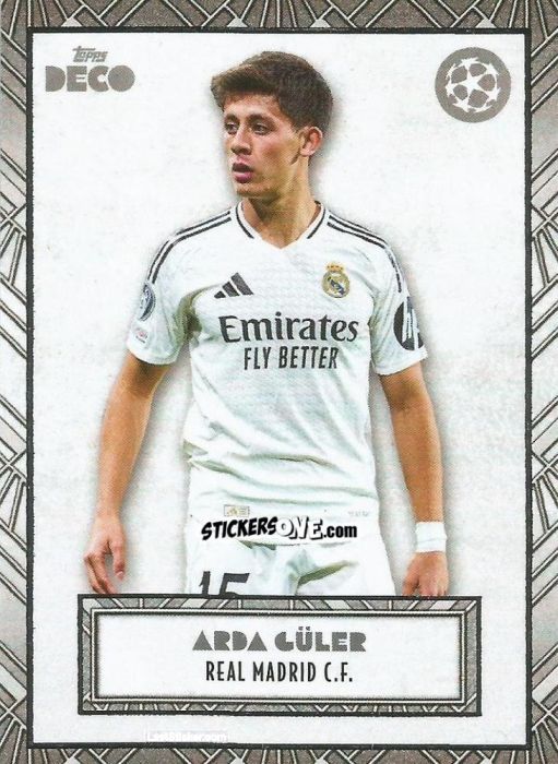Cromo Arda Güler - DECO UEFA Club Competitions 2024-2025
 n. 11 - Topps