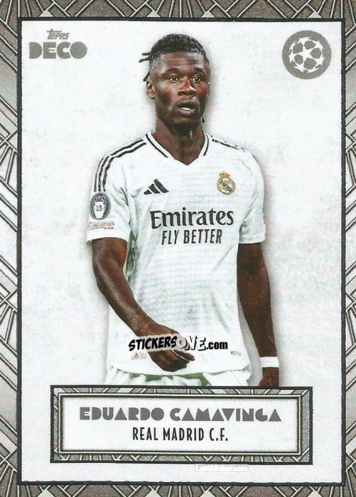 Sticker Eduardo Camavinga - DECO UEFA Club Competitions 2024-2025
 n. 32 - Topps