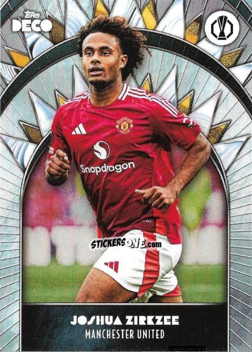 Cromo Joshua Zirkzee - DECO UEFA Club Competitions 2024-2025
 n. 46 - Topps