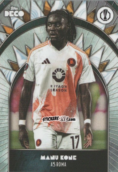 Figurina Manu Koné - DECO UEFA Club Competitions 2024-2025
 n. 58 - Topps