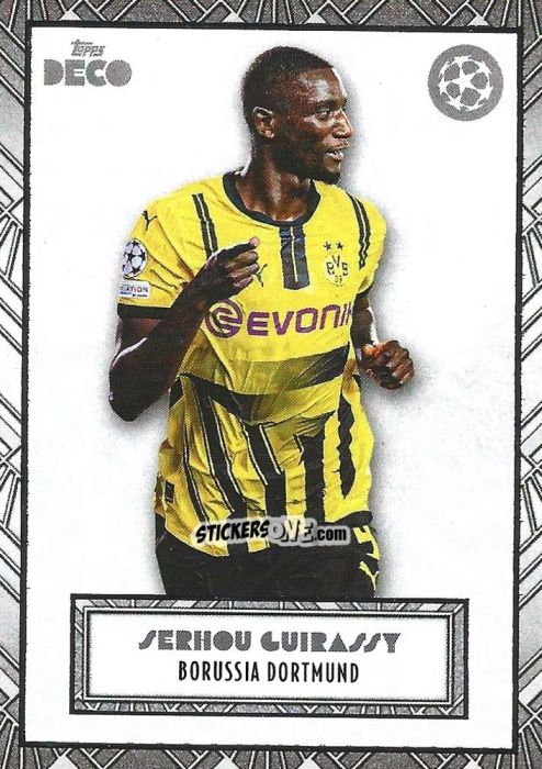 Sticker Serhou Guirassy - DECO UEFA Club Competitions 2024-2025
 n. 76 - Topps