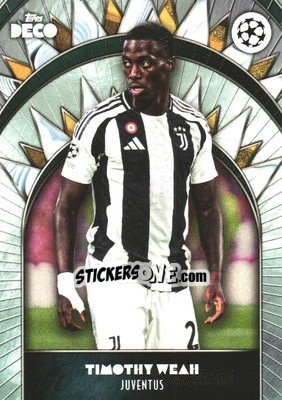 Cromo Timothy Weah - DECO UEFA Club Competitions 2024-2025
 n. 77 - Topps