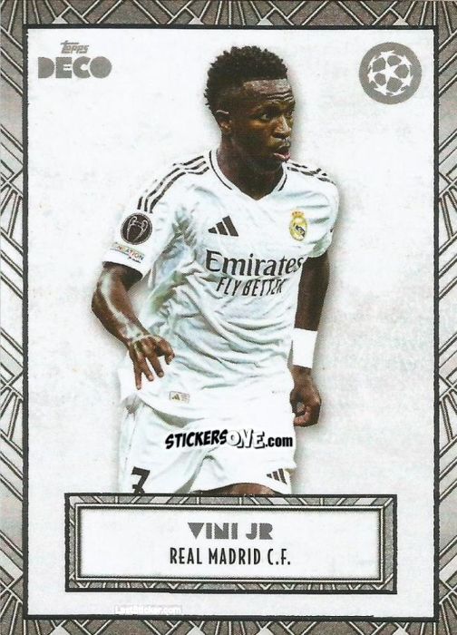 Figurina Viní Jr - DECO UEFA Club Competitions 2024-2025
 n. 79 - Topps