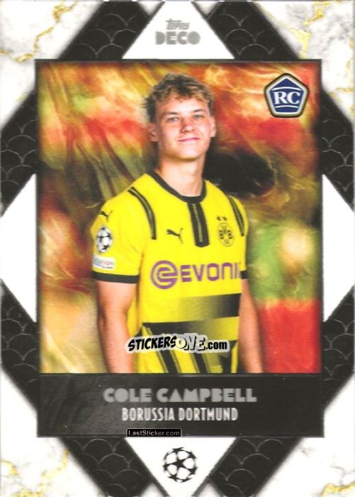 Sticker Cole Campbell - DECO UEFA Club Competitions 2024-2025
 n. 129 - Topps