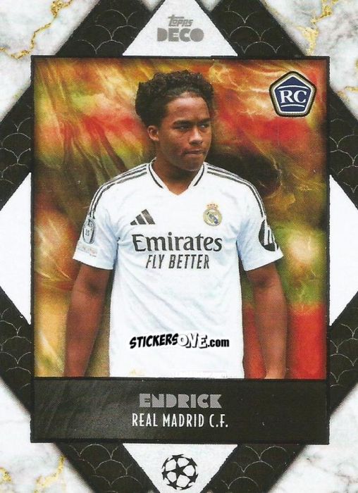 Figurina Endrick - DECO UEFA Club Competitions 2024-2025
 n. 130 - Topps