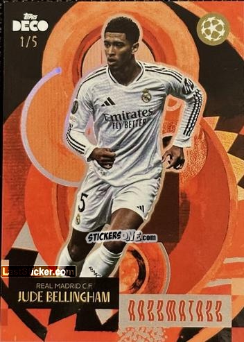 Cromo Jude Bellingham - DECO UEFA Club Competitions 2024-2025
 n. 163 - Topps