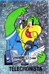 Cromo Telecronista - Supersport 1988 n. 2 - Panini