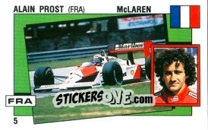 Figurina Alain Prost - Supersport 1988 n. 5 - Panini