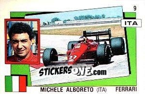 Figurina Michele Alboreto - Supersport 1988 n. 9 - Panini