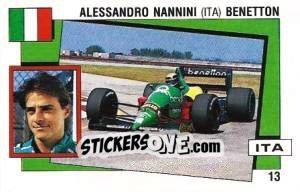 Figurina Alessandro Nannini - Supersport 1988 n. 13 - Panini