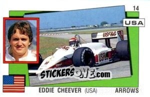 Figurina Eddie Cheever - Supersport 1988 n. 14 - Panini