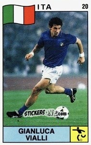 Sticker Gianluca Vialli - Supersport 1988 n. 20 - Panini