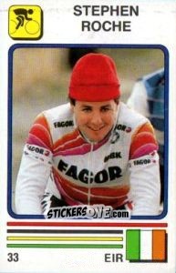 Figurina Stephen Roche - Supersport 1988 n. 33 - Panini