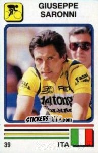 Figurina Giuseppe Saronni - Supersport 1988 n. 39 - Panini