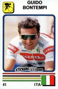 Figurina Guido Bontempi - Supersport 1988 n. 41 - Panini