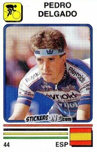 Figurina Pedro Delgado - Supersport 1988 n. 44 - Panini