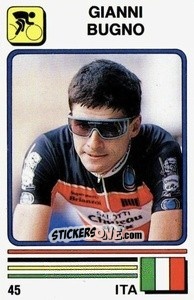 Cromo Gianni Bugno - Supersport 1988 n. 45 - Panini