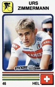 Figurina Urs Zimmermann - Supersport 1988 n. 46 - Panini