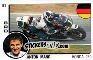 Figurina Anton Mang - Supersport 1988 n. 51 - Panini