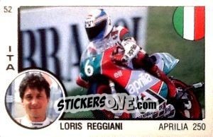 Figurina Loris Reggiani - Supersport 1988 n. 52 - Panini
