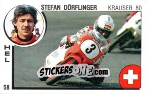 Figurina Stefan Dorflinger - Supersport 1988 n. 58 - Panini