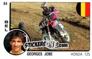Figurina Georges Jobe - Supersport 1988 n. 64 - Panini