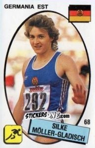 Figurina Silke Moller - Supersport 1988 n. 68 - Panini