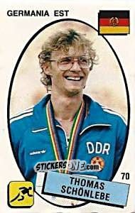 Figurina Thomas Schonlebe - Supersport 1988 n. 70 - Panini