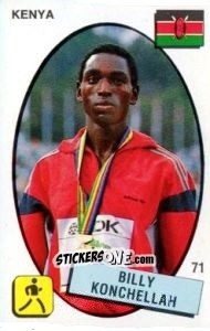 Figurina Billy Konchellah - Supersport 1988 n. 71 - Panini