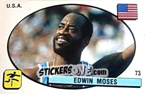 Figurina Edwin Moses - Supersport 1988 n. 73 - Panini