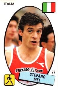 Figurina Stefano Mei - Supersport 1988 n. 77 - Panini