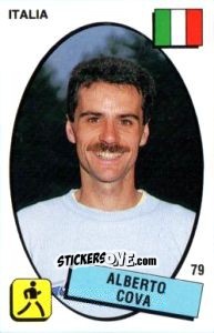 Cromo Alberto Cova - Supersport 1988 n. 79 - Panini