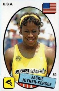 Figurina Jackie Joyner-Kersee - Supersport 1988 n. 80 - Panini