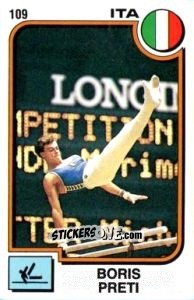 Figurina Boris Preti - Supersport 1988 n. 109 - Panini