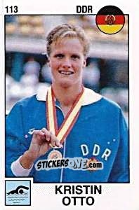 Figurina Kristin Otto - Supersport 1988 n. 113 - Panini