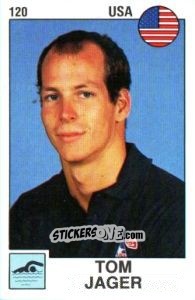 Figurina Tom Jager - Supersport 1988 n. 120 - Panini