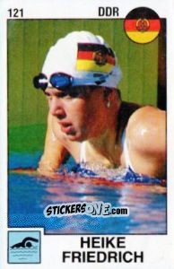 Figurina Heike Friedrich - Supersport 1988 n. 121 - Panini
