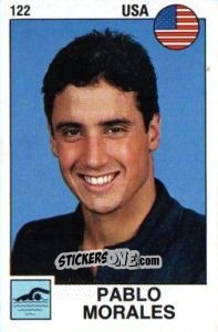 Sticker Pablo Morales - Supersport 1988 n. 122 - Panini