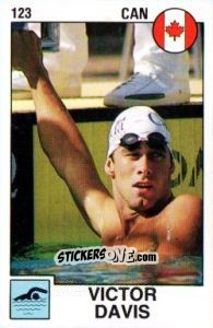 Figurina Victor Davis - Supersport 1988 n. 123 - Panini