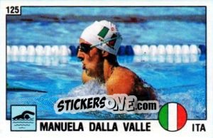 Figurina Manuela Dalla Valle - Supersport 1988 n. 125 - Panini