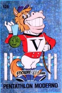 Figurina Pentathlon Moderno [modern - Supersport 1988 n. 126 - Panini