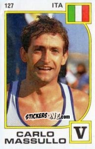 Figurina Carlo Massullo - Supersport 1988 n. 127 - Panini